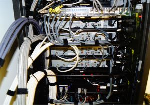 Home theater Projector Wiring Diagram Full Home Audio Video Distribution Rack Wire Management