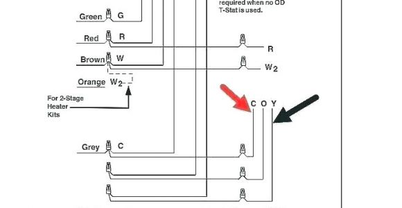 Home thermostat Wiring Diagram 4 Wire thermostat Easycleancolombia Co