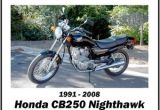 Honda Cb 250 Wiring Diagram Honda Cb250 Nighthawk 1991 2008 Service Manual by Cyclepedia Press