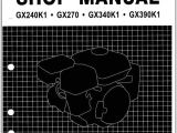 Honda Gx270 Wiring Diagram Honda Engines Gx240k1 Gx270 Gx340k1 Gx390k1 Repair Shop Manual Pdf