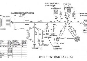 Honda Gx340 Electric Start Wiring Diagram Engine Wiring Harness for Yerf Dog Cuvs 05138 Bmi Karts and Parts
