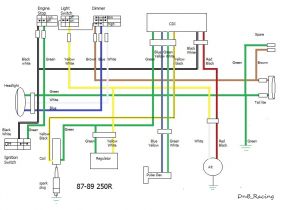 Honda Trx250r Wiring Diagram Honda atc 250r Wiring Diagram Wiring Diagram Ame