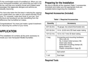 Honeywell He360 Wiring Diagram Honeywell He360 Installation Information 69 1572 Humidifier Kit