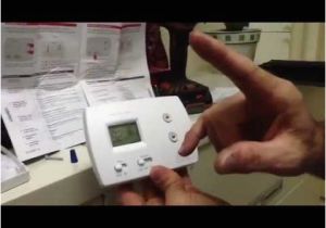 Honeywell Pro Th4000 Wiring Diagram Programming Honeywell Pro 3000 thermostat Youtube