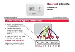 Honeywell thermostat Ct31a1003 Wiring Diagram Honeywell thermostat Wiring Diagram Th 52200 Wiring Diagram Name