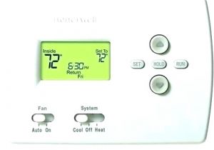 Honeywell thermostat Rth2310b Wiring Diagram Manual for A Honeywell thermostat Inidia Info