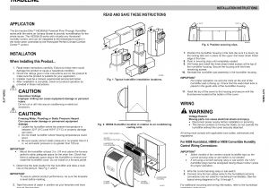 Honeywell Transformer Wiring Diagram Honeywell He365b User Manual Humidifier Manuals and Guides L1002583