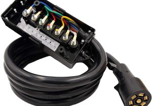 Hopkins Break Away Wiring Diagram Peaktow Ptt0043 Heavy Duty Weatherproof Corrosion Resistant 7 Way 8ft Trailer Wiring Plug Cord with 7 Gang Wiring Junction Box