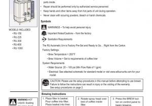 Hot Water Urn Wiring Diagram Curtis Ru 600 Service Manual Manualzz Com