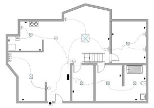 House Wiring Diagram Examples Free Site Plan Drawing the Above Electrical Plan Example Was Drawn