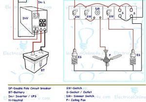 House Wiring Diagram Examples Pdf Home Wiring Diagram for Inverter Wiring Diagrams Second