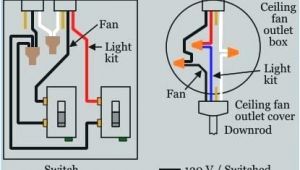 How to Wire A Ceiling Fan with Light Switch Diagram Wiring A Ceiling Fan and Light with Two Switches Diagram Elegant