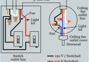 How to Wire A Ceiling Fan with Light Switch Diagram Wiring A Ceiling Fan and Light with Two Switches Diagram Elegant