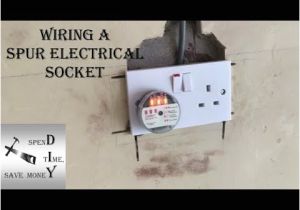 How to Wire A Spur socket Diagram How to Wire A Spur Electrical socket Uk Youtube