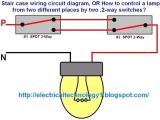 How to Wire A Two Way Light Switch Diagram How Can Two Light Switch Control One Light Quora
