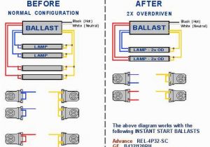 How to Wire Fluorescent Lights In Series Diagram Overdriving Fluorescent Lights