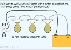 How to Wire Lights In Series Diagram Series Circuit Wiring Diagram Wiring Diagram Show