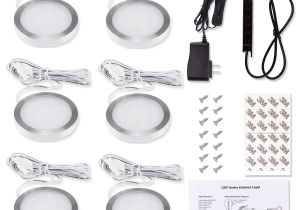 How to Wire Under Cabinet Lighting Diagram Double K Under Cabinet Led Lighting Kit Ultra Slim 12v Puck Lights