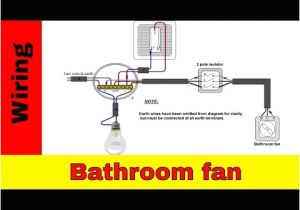 Humidity Extractor Fan Wiring Diagram How to Wire Bathroom Fan Uk Youtube