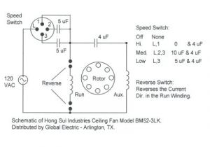 Hunter Ceiling Fan 3 Speed Switch Wiring Diagram Hunter 4 Wire Ceiling Fan Switch Wiring Diagram