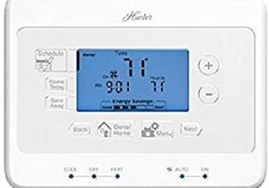 Hunter thermostat 44155c Wiring Diagram Hunter 44157 5 2 Day Digital Programmable thermostat Home