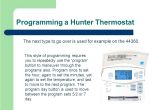Hunter thermostat Wiring Diagram Hunter Programmable thermostat Manual Chuckleaver Co