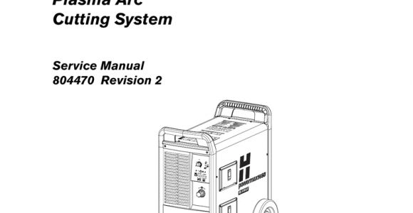 Hypertherm Powermax 1650 Wiring Diagram Service Manual Manualzz Com