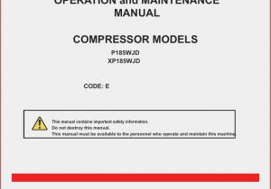 Ingersoll Rand 185 Air Compressor Wiring Diagram Ingersoll Rand Compressor Wiring Diagram at Manuals Library