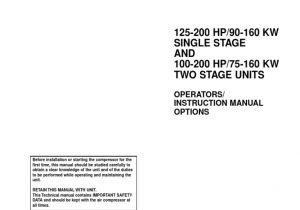 Ingersoll Rand Air Compressor Wiring Diagram Single Phase 125 200 Hp 90 160 Kw Valve Switch Ingersoll Rand Air Compressor Wiring Diagram Single Phase 125 200 Hp 90 160 Kw Valve Switch