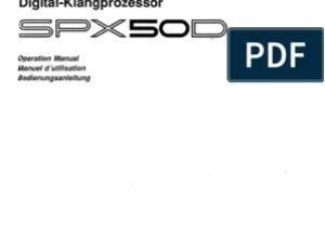 Iota Dls 55 Wiring Diagram Yamaha Spx 50 D Operation Manual Pdf