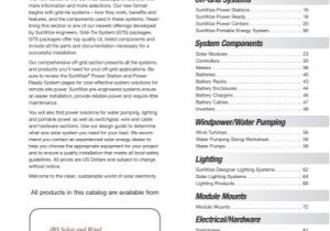 Iota Its 50r Transfer Switch Wiring Diagram solar Electric Catalog Table Of Contents Jbs solar and Wind