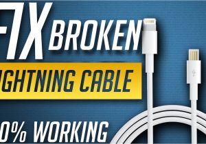 iPhone 4 Charger Wire Diagram Best Way to Fix iPhone iPod Ipad Lightning Usb Cable at Home Youtube