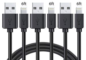 iPhone Lightning Cable Wiring Diagram Amazon Com iPhone Lightning Cable Unifocus 3pack 6ft Cable Fast