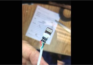 iPhone Lightning Cable Wiring Diagram How to Repair Resolder the Small Reverseable iPhone 5 Usb Lightning