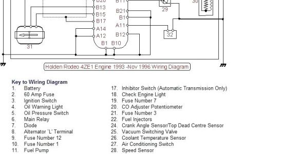Isuzu Rodeo Stereo Wiring Diagram isuzu Radio Wiring Wiring Diagram Technic