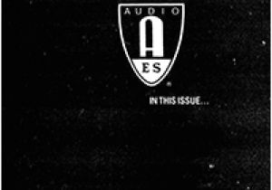 Jbl Club 5501 Wiring Diagram Aes E Library A Complete Journal Volume 30 issue 9