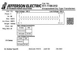 Jefferson Electric Transformer Wiring Diagram Special Voltage Single Phase Encapsulated Transformer See