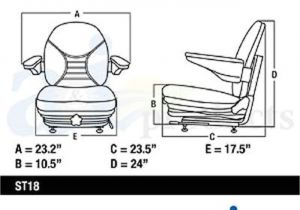 John Deere 2500e Wiring Diagram John Deere High Back Industrial Seat W Suspension