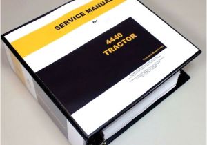 John Deere 4440 Wiring Diagram John Deere 4440 Tractor Service Manual Technical Repair Shop Book