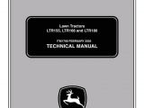 John Deere Lt166 Wiring Diagram John Deere Ltr155 Ltr166 Ltr 180 Lawn Tractor Service Manual