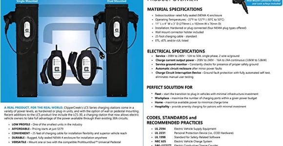 Juicebox Pro 40 Wiring Diagram Clippercreek Lcs 25 240v 20 A Ev Charging Station Hardwired 25 Ft Cable Safety Certified Made In America