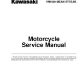 Kawasaki Vulcan 1500 Wiring Diagram Kawasaki Vn1500 Mean Streak Service Manual Pdf Download