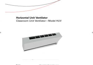 Kbwc 15 Wiring Diagram Trane Huvc Horizontal Classroom Unit Ventilator Installation and