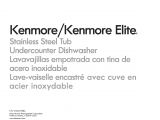 Kenmore Elite Dishwasher Wiring Diagram Kenmore Elite 66512769k313 User Manual Dishwasher Manuals