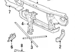 Kenwood Dmx7706s Wiring Diagram Cadillac Gm Oem 96 02 Eldorado 4 6l Radiator Core Support Bracket Panel 88955750