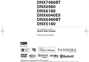 Kenwood Dnx6180 Wiring Diagram Kenwood Gps Receiver Dnx7180 Users Manual