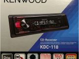 Kenwood Kdc Bt21 Wiring Diagram Kenwood Kdc 118 Cd Fm Am Receiver with Front Usb Aux Inputs