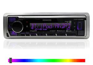 Kenwood Kmr M318bt Wiring Diagram Kmr M318bt Boat Mp3 Usb Pandora Bluetooth Player 4 Enrock Speakers