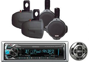 Kenwood Kmr M318bt Wiring Diagram Kmr M318bt Boat Mp3 Usb Pandora Bluetooth Player 4 Enrock Speakers
