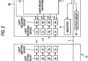 Keyence Light Curtain Wiring Diagram Ep0964273a2 area Sensor with Optical Axis Having Narrow
